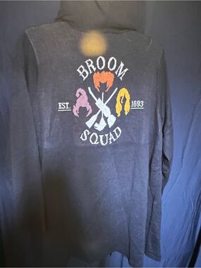 Broom Squad Women’s Black Graphic Cardigan